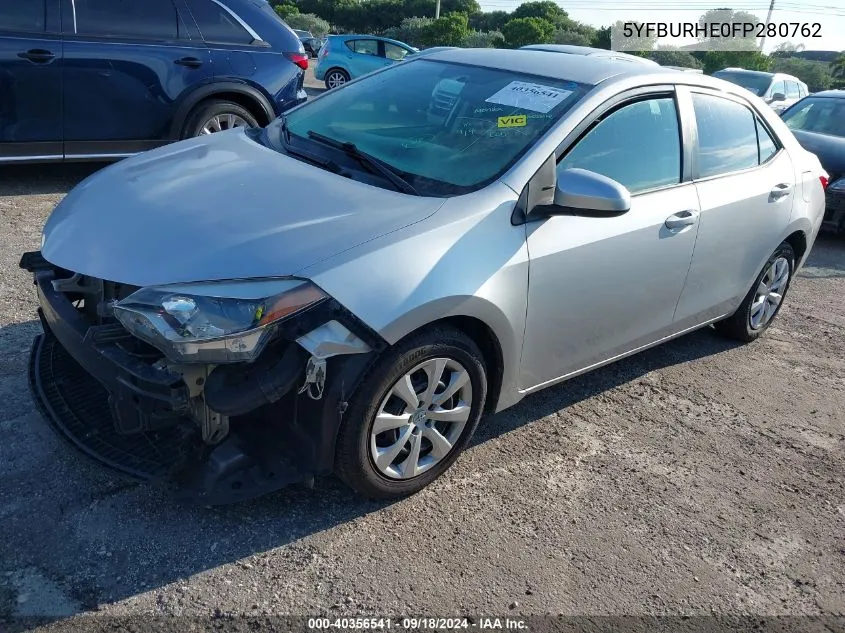 5YFBURHE0FP280762 2015 Toyota Corolla L/Le/Le Pls/Prm/S/S Pls