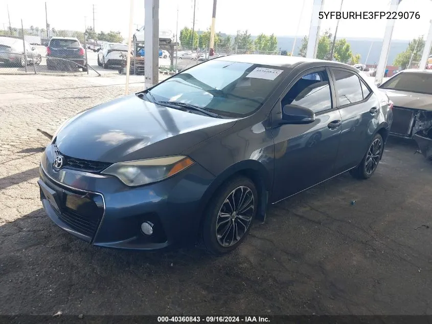 5YFBURHE3FP229076 2015 Toyota Corolla S Plus