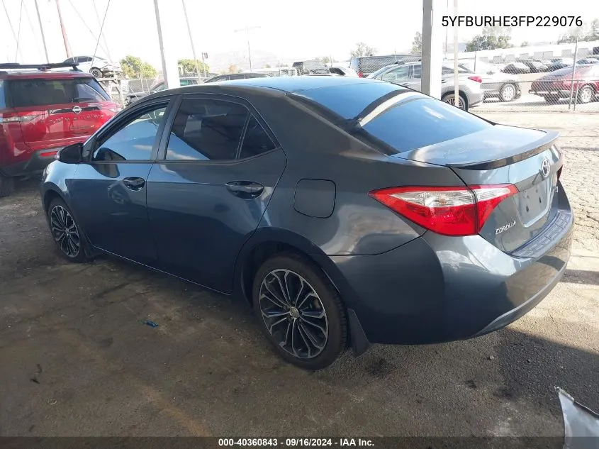 5YFBURHE3FP229076 2015 Toyota Corolla S Plus