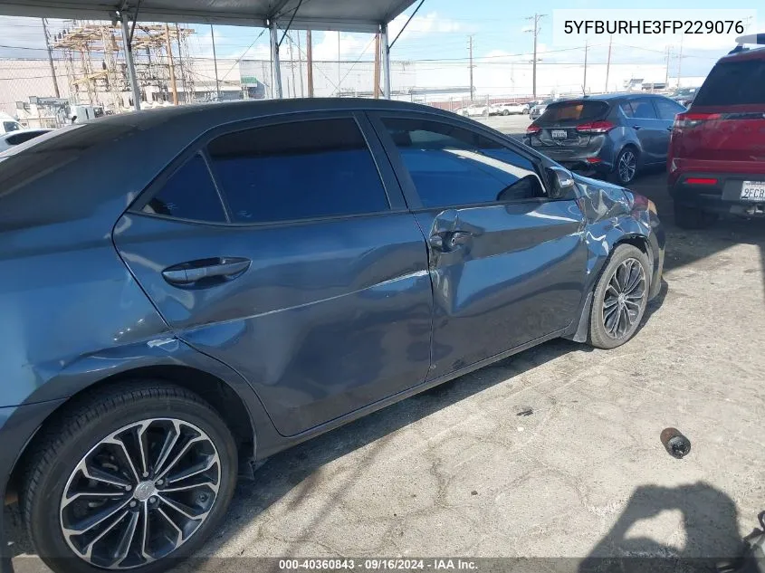 5YFBURHE3FP229076 2015 Toyota Corolla S Plus