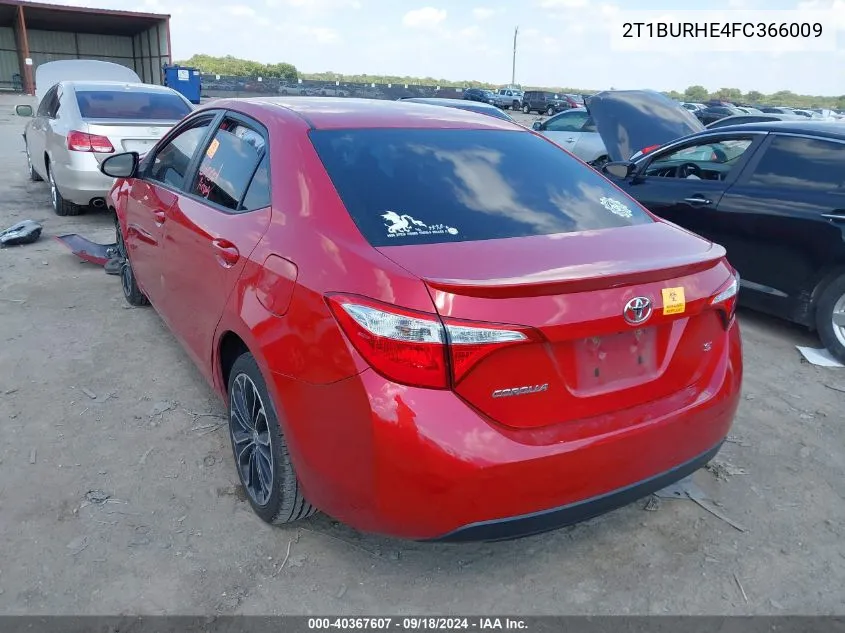 2T1BURHE4FC366009 2015 Toyota Corolla L/Le/Le Pls/Prm/S/S Pls