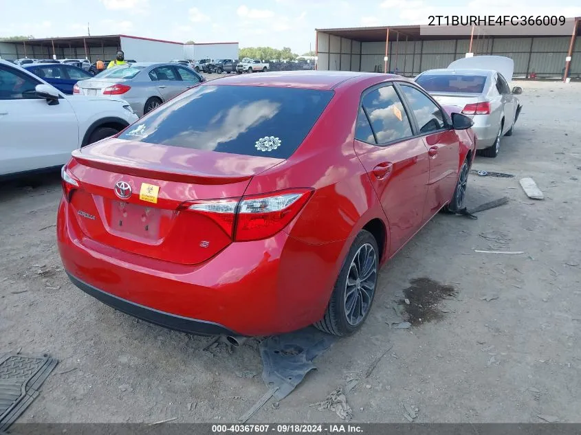 2T1BURHE4FC366009 2015 Toyota Corolla L/Le/Le Pls/Prm/S/S Pls