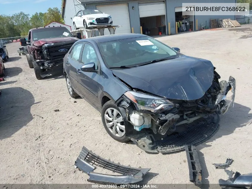 2015 Toyota Corolla Le VIN: 2T1BURHE8FC368622 Lot: 40372603