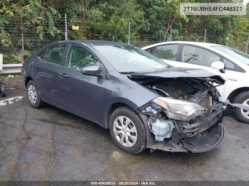 2T1BURHE4FC448371 2015 Toyota Corolla L