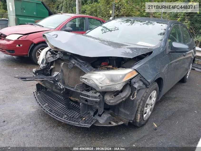 2T1BURHE4FC448371 2015 Toyota Corolla L