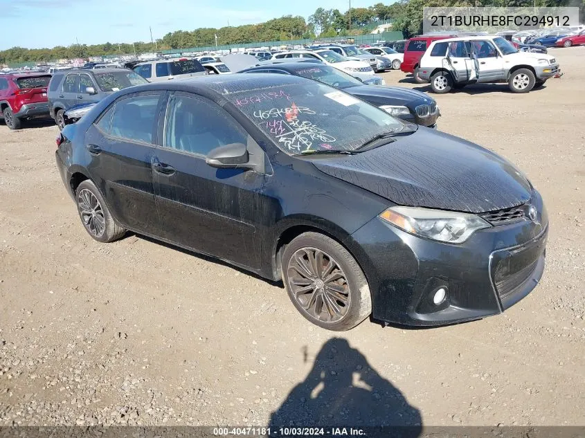 2015 Toyota Corolla S Premium VIN: 2T1BURHE8FC294912 Lot: 40471181