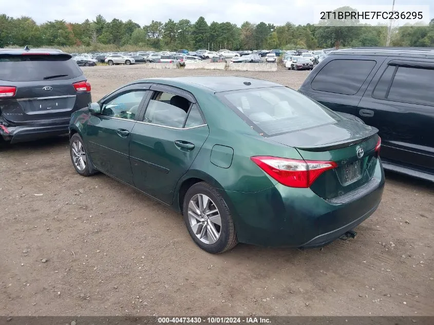 2015 Toyota Corolla Le Eco Plus VIN: 2T1BPRHE7FC236295 Lot: 40473430