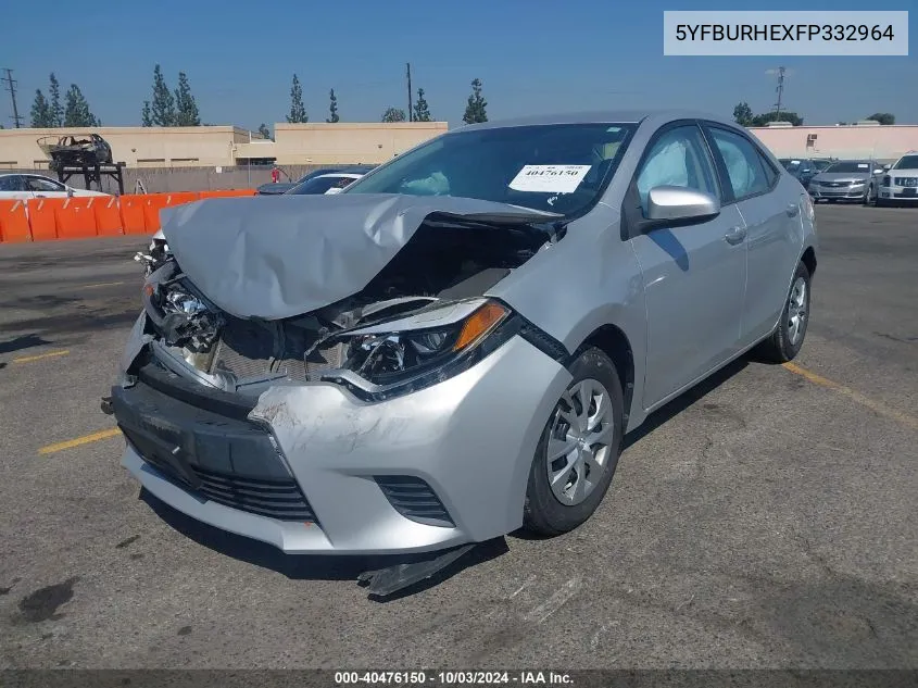 5YFBURHEXFP332964 2015 Toyota Corolla L