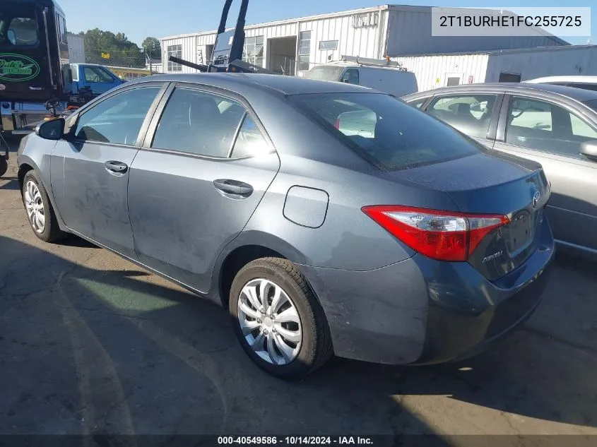 2T1BURHE1FC255725 2015 Toyota Corolla L/Le/Le Pls/Prm/S/S Pls