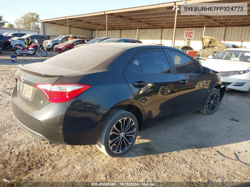 2015 Toyota Corolla S Plus VIN: 5YFBURHE7FP324773 Lot: 40599258