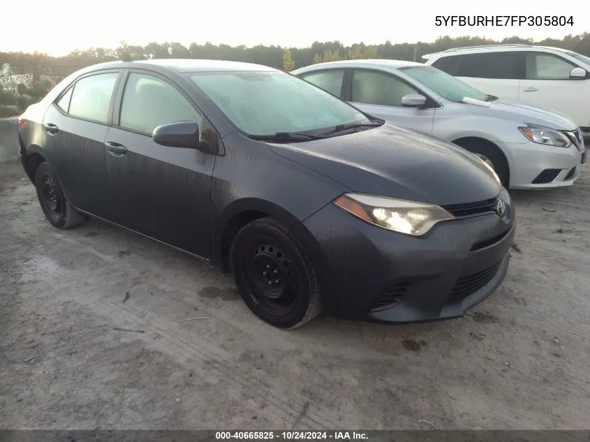 5YFBURHE7FP305804 2015 Toyota Corolla Le