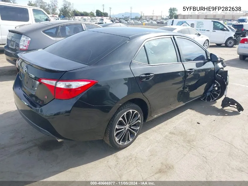 2015 Toyota Corolla S Plus VIN: 5YFBURHE9FP282638 Lot: 40666977