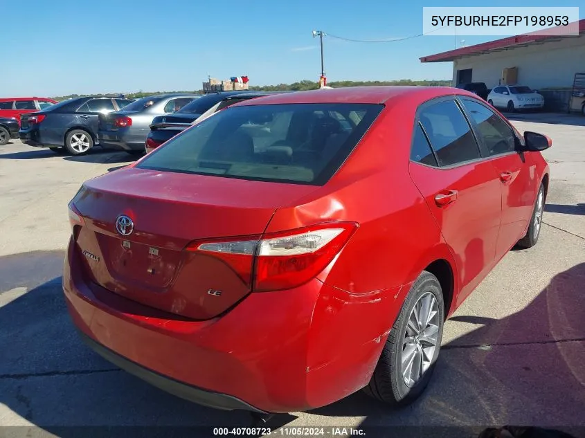 5YFBURHE2FP198953 2015 Toyota Corolla Le Plus