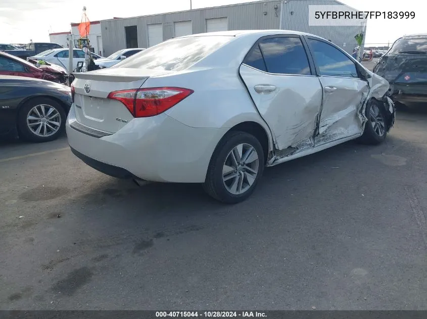 5YFBPRHE7FP183999 2015 Toyota Corolla Le Eco Plus