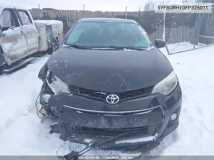 5YFBURHE0FP326011 2015 Toyota Corolla S