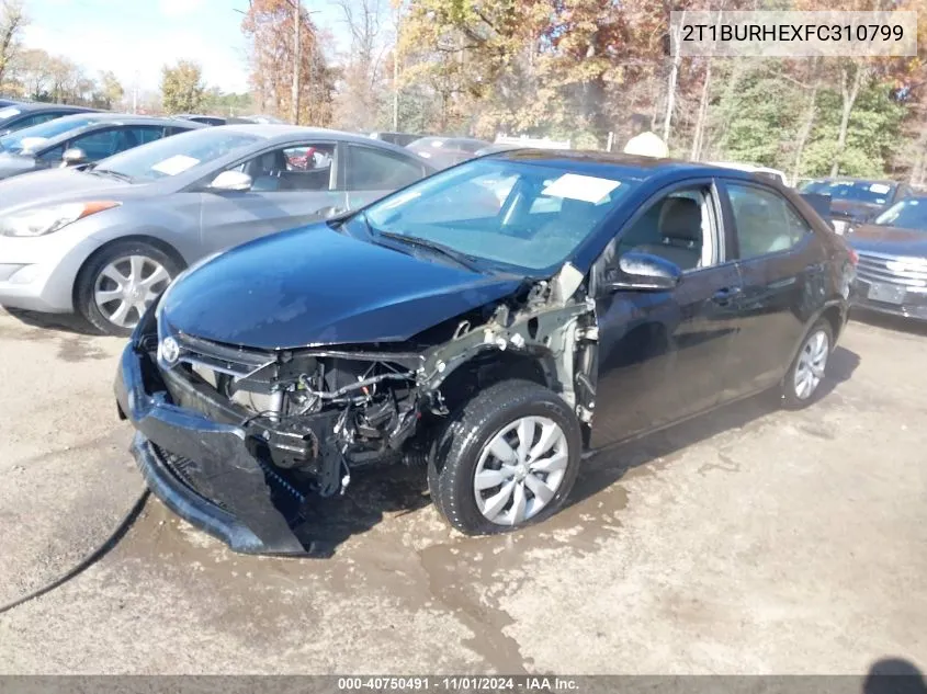 2T1BURHEXFC310799 2015 Toyota Corolla Le