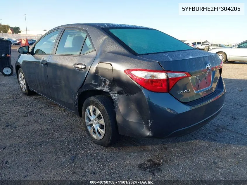 5YFBURHE2FP304205 2015 Toyota Corolla L