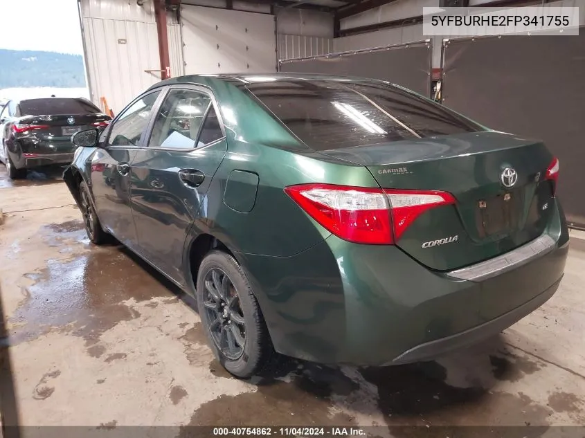 5YFBURHE2FP341755 2015 Toyota Corolla Le