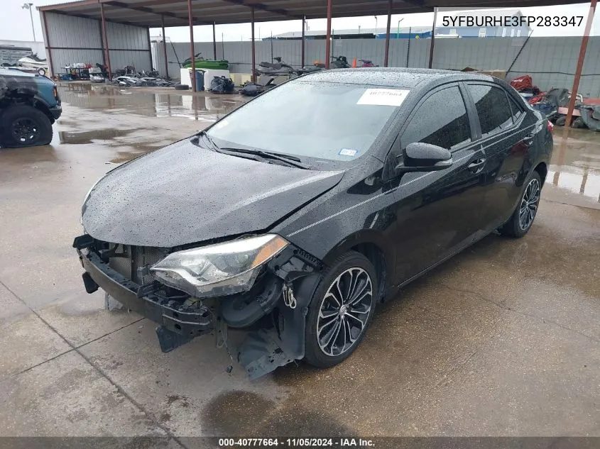 2015 Toyota Corolla S Plus VIN: 5YFBURHE3FP283347 Lot: 40777664