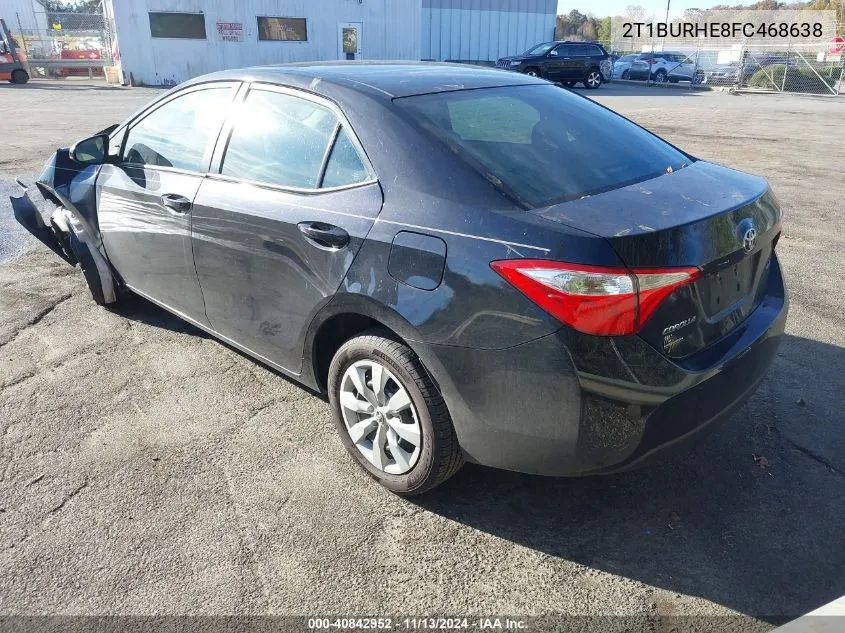 2T1BURHE8FC468638 2015 Toyota Corolla Le