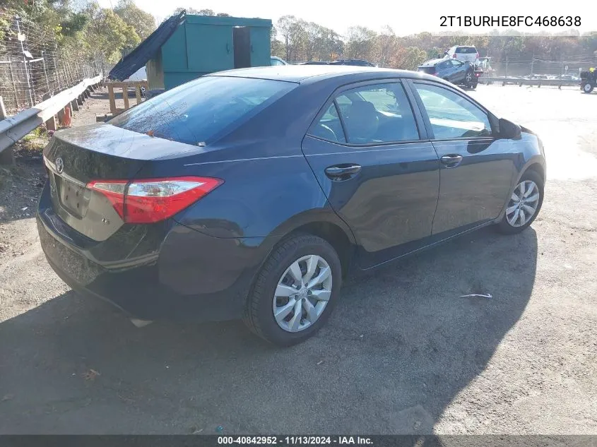 2T1BURHE8FC468638 2015 Toyota Corolla Le