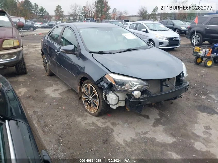 2015 Toyota Corolla S Plus VIN: 2T1BURHE6FC282077 Lot: 40854099