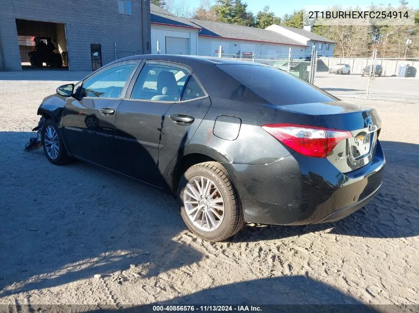 2015 Toyota Corolla Le Plus VIN: 2T1BURHEXFC254914 Lot: 40856576