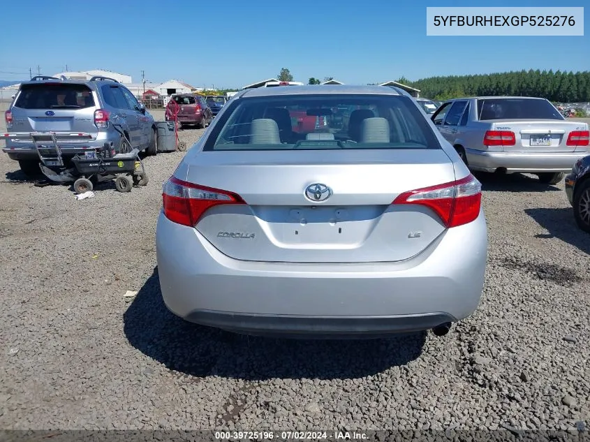 5YFBURHEXGP525276 2016 Toyota Corolla Le