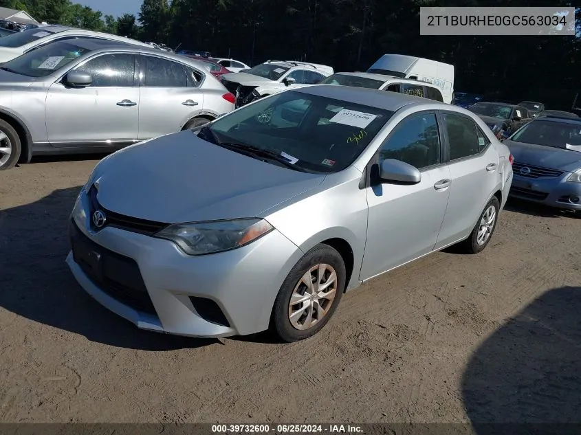 2T1BURHE0GC563034 2016 Toyota Corolla L