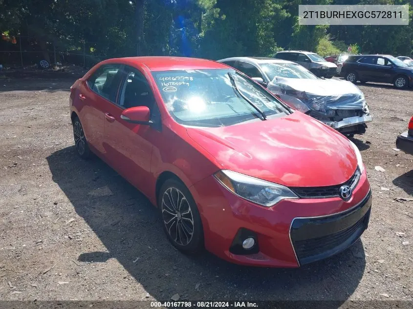 2T1BURHEXGC572811 2016 Toyota Corolla S Plus