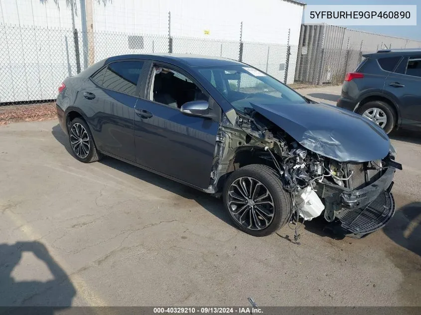 5YFBURHE9GP460890 2016 Toyota Corolla L/Le/Le Pls/Prm/S/S Pls