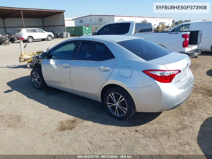 5YFBURHE5GP373908 2016 Toyota Corolla Le Plus