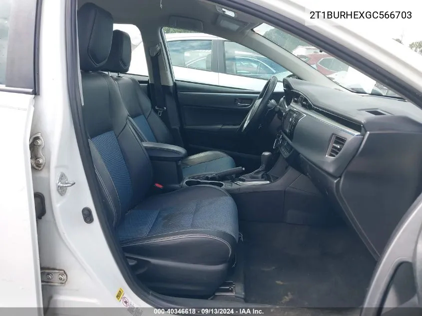 2T1BURHEXGC566703 2016 Toyota Corolla S Plus