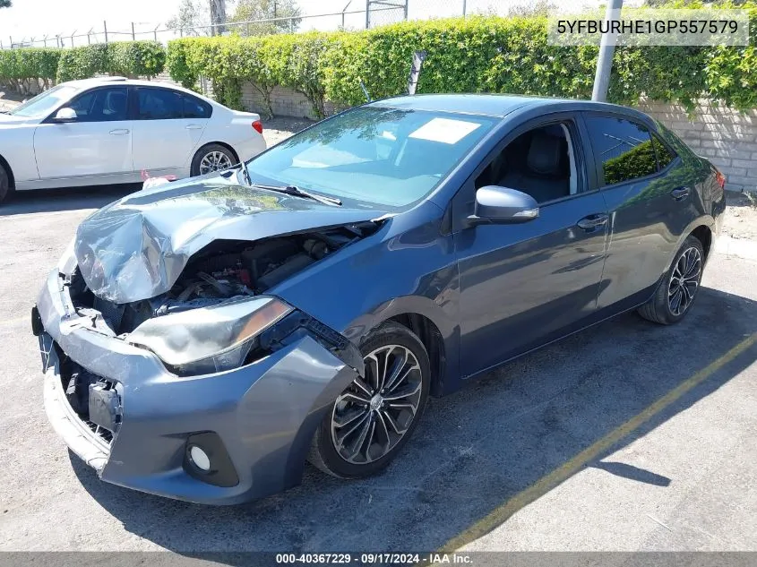 5YFBURHE1GP557579 2016 Toyota Corolla S Plus