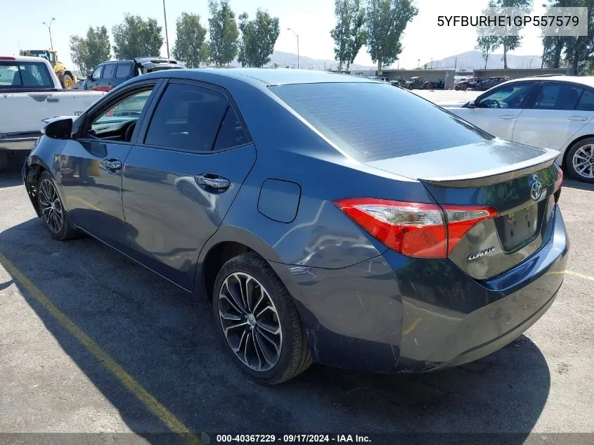 5YFBURHE1GP557579 2016 Toyota Corolla S Plus