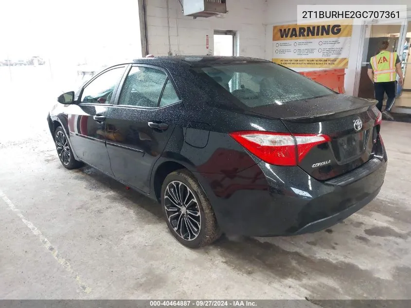 2T1BURHE2GC707361 2016 Toyota Corolla S Plus