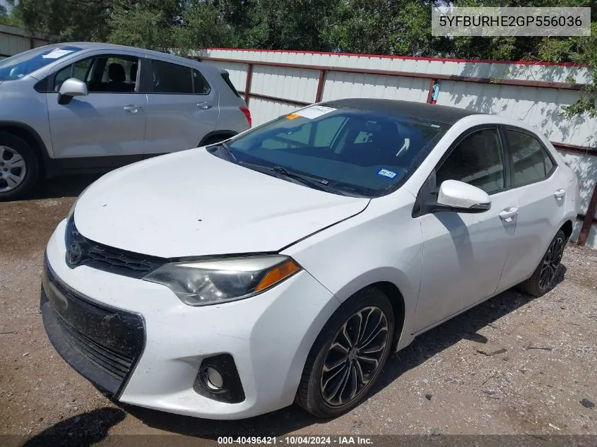 5YFBURHE2GP556036 2016 Toyota Corolla S Plus