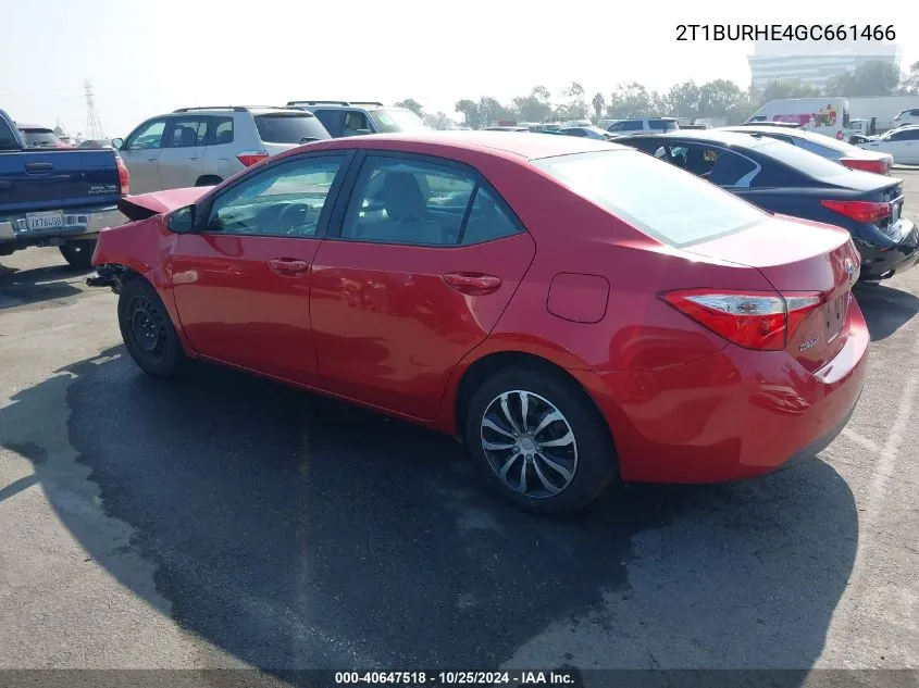 2T1BURHE4GC661466 2016 Toyota Corolla Le