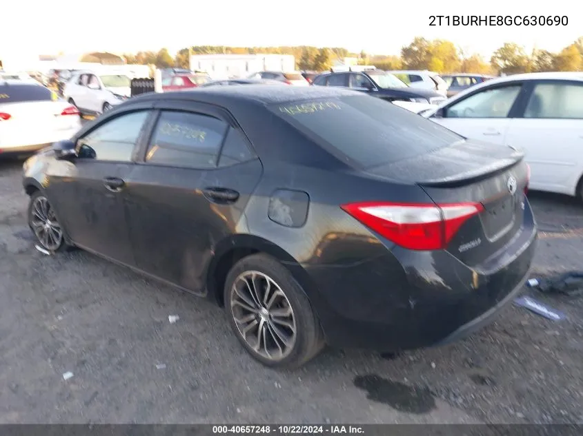 2T1BURHE8GC630690 2016 Toyota Corolla S Plus