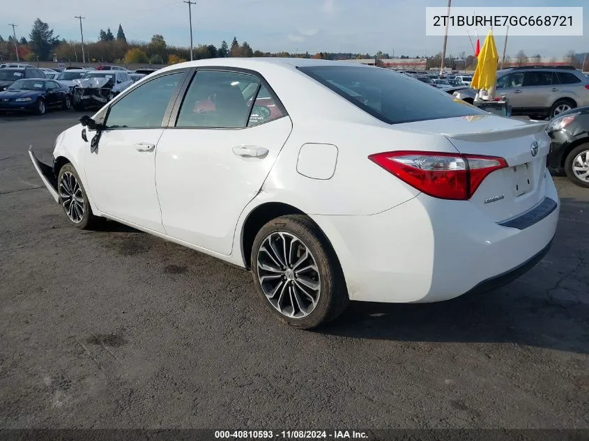 2T1BURHE7GC668721 2016 Toyota Corolla S Plus