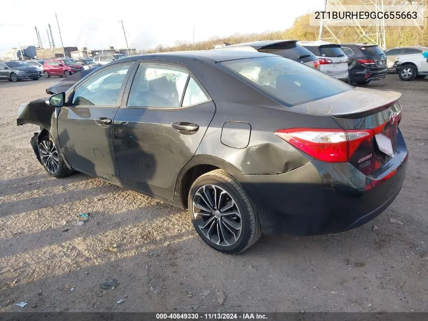 2T1BURHE9GC655663 2016 Toyota Corolla S Plus