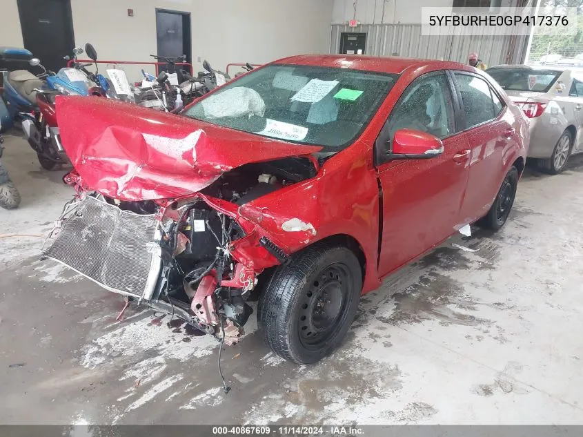 5YFBURHE0GP417376 2016 Toyota Corolla S