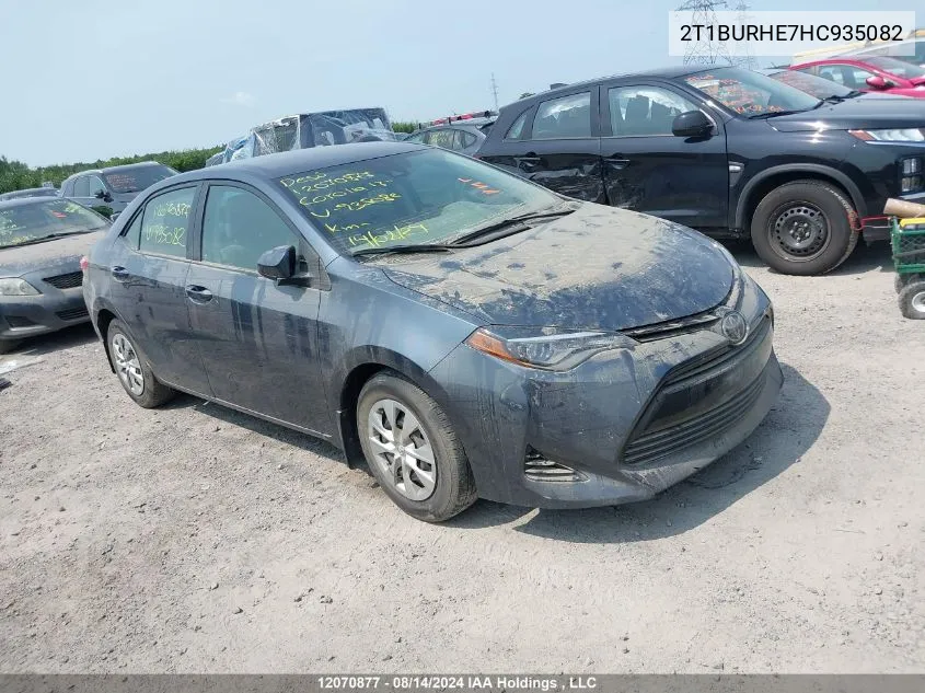 2017 Toyota Corolla L/Le/Xle/Se/Xse VIN: 2T1BURHE7HC935082 Lot: 12070877