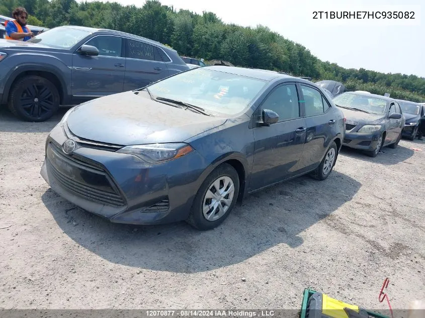 2017 Toyota Corolla L/Le/Xle/Se/Xse VIN: 2T1BURHE7HC935082 Lot: 12070877