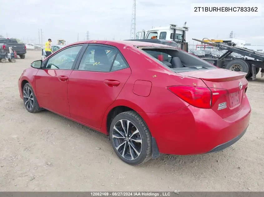 2T1BURHE8HC783362 2017 Toyota Corolla L/Le/Xle/Se/Xse