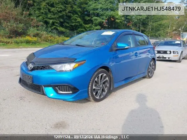 2017 Toyota Corolla Im VIN: JTNKARJE1HJ548479 Lot: 12091524