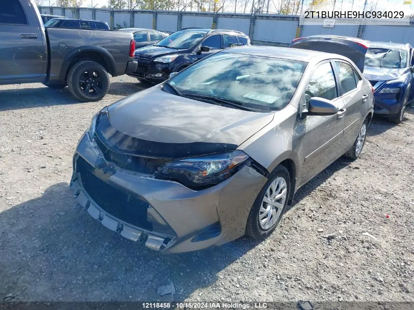 2T1BURHE9HC934029 2017 Toyota Corolla