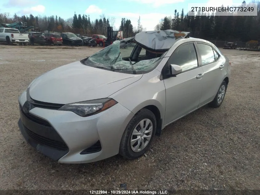 2017 Toyota Corolla L/Le/Xle/Se/Xse VIN: 2T1BURHE6HC773249 Lot: 12122994