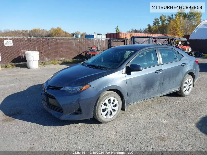 2017 Toyota Corolla Ce VIN: 2T1BURHE4HC897858 Lot: 12126116