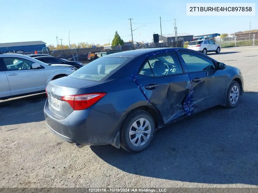 2017 Toyota Corolla Ce VIN: 2T1BURHE4HC897858 Lot: 12126116